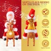 Abcled.ee - Santa Claus on Deer 27cm 2xAA