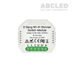 Abcled.ee - LED Light Smart Switch 2-Channel 150W 230VAC WIFi