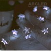 Decorative Christmas lights STARS COLD 20led 2m with battery 2xAA