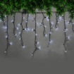 LED curtains ICICLE 120led COLD FLASH 6x0.75m connectable 230V