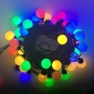 Led outdoor Christmas lights balls 12m 40led 4cm RGB connectable IP44