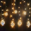 Abcled.ee - LED curtains Snowflakes WARM WHITE FLASH FLASH
