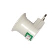 Socket lamp adapter E27 with switch button