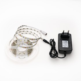 LED RIBA komplekt 300LED 2835 4500K 5m adapter 12V 2A