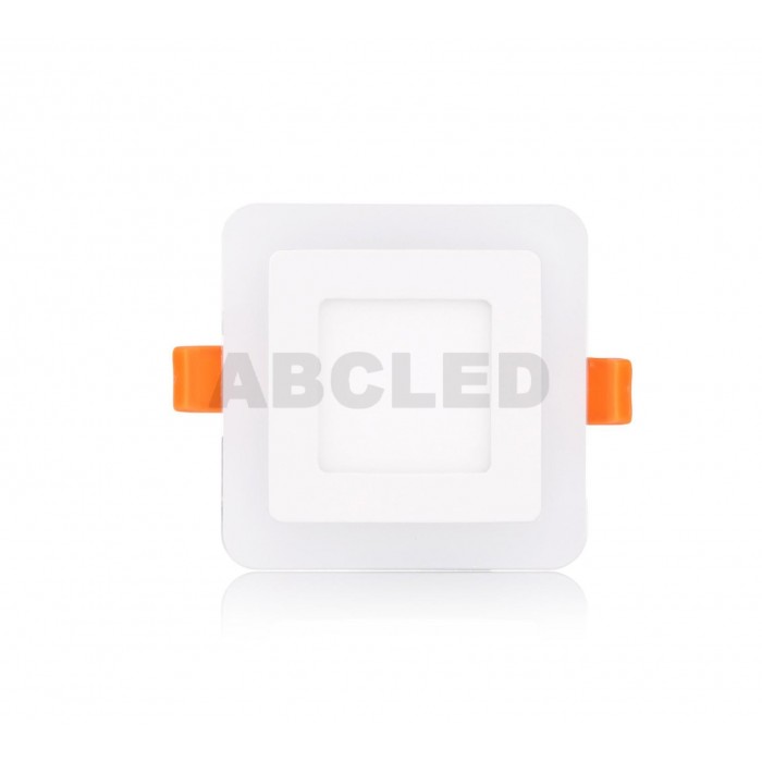 Abcled.ee - LED panel 6W+3W DualWhite 3000K+4100K square