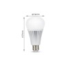 Abcled.ee - 9W RGB+CCT E27 Led smart bulb Wifi, 2.4GHz