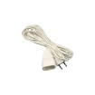 Extension cord 3m 1-socket white cable 230VAC