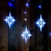 Abcled.ee - LED curtains Snowflakes COLD WHITE FLASH Blue
