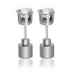 LED Luminous earrings White 2pcs