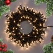 Led Christmas lights 500LED 33.5m WARM WHITE 230V with controller connectable