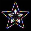 LED-neon star multicolor 56cm 230V IP65