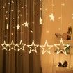 Abcled.ee - LED Garland Stars 2.2m Warm White 230V connectable