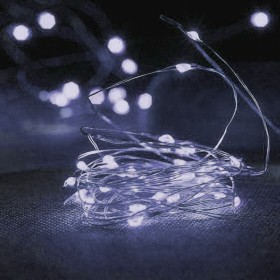 Decorative Christmas lights COLD WHITE 100led 8m USB adapter with controller