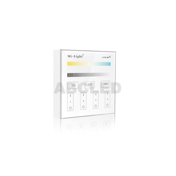 Abcled.ee - Dual White LED smart panel 2.4 GHz 4-Zone Milight