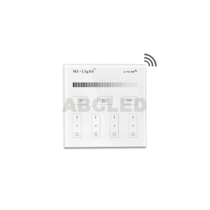 Abcled.ee - DIMMER LED smart panel 2.4 GHz 4-Zone 180-240V