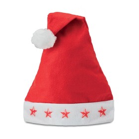 Red gnome hat with lights