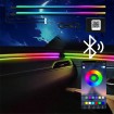 Abcled.ee - LED ambient lighting for car 2x140cm Symphony RGB