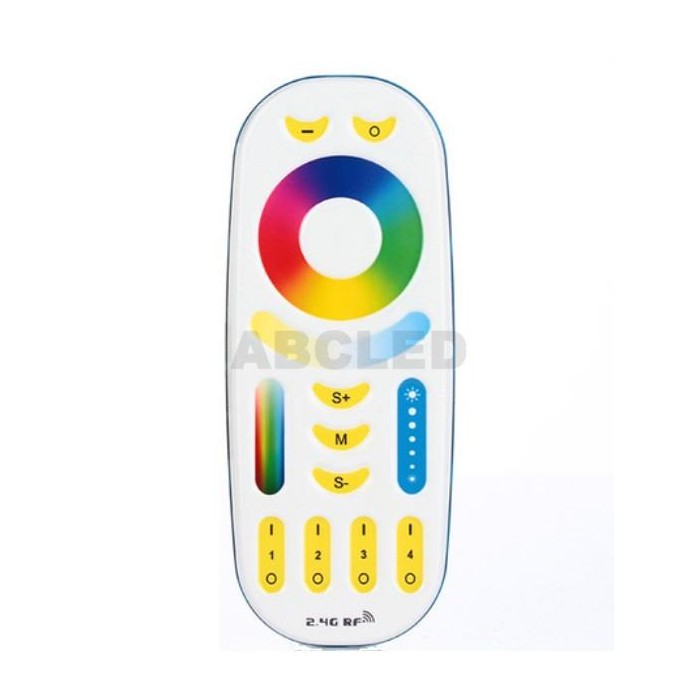 Abcled.ee - RGB+CCT remote controller 2.4 GHz 4-Zone Milight