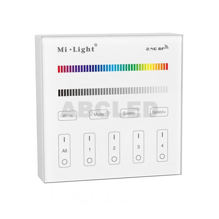 Abcled.ee - RGB/RGBW LED smart juhtimise seinapaneel 2.4 GHz