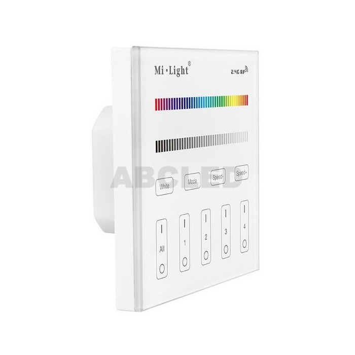 Abcled.ee - RGB/RGBW LED smart juhtimise seinapaneel 2.4 GHz
