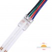 RGB power connector 4PIN for COB/SMD LED strip 10mm IP20 15cm cable