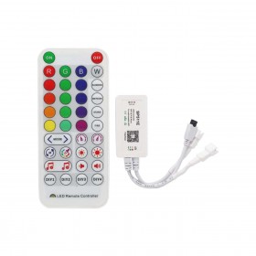 WS2812B Bluetooth RGB ИК-пульт + LED контроллер SP611E Music Sync DIY Таймер 2x3PIN JST коннектор