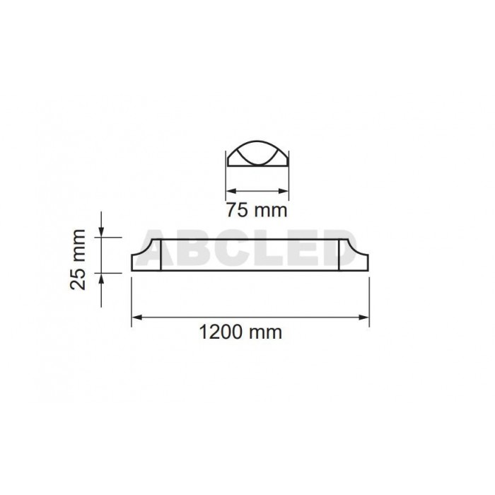 Abcled.ee - Led linear лампа 44W 1200mm 4000K 3960Lm Premium