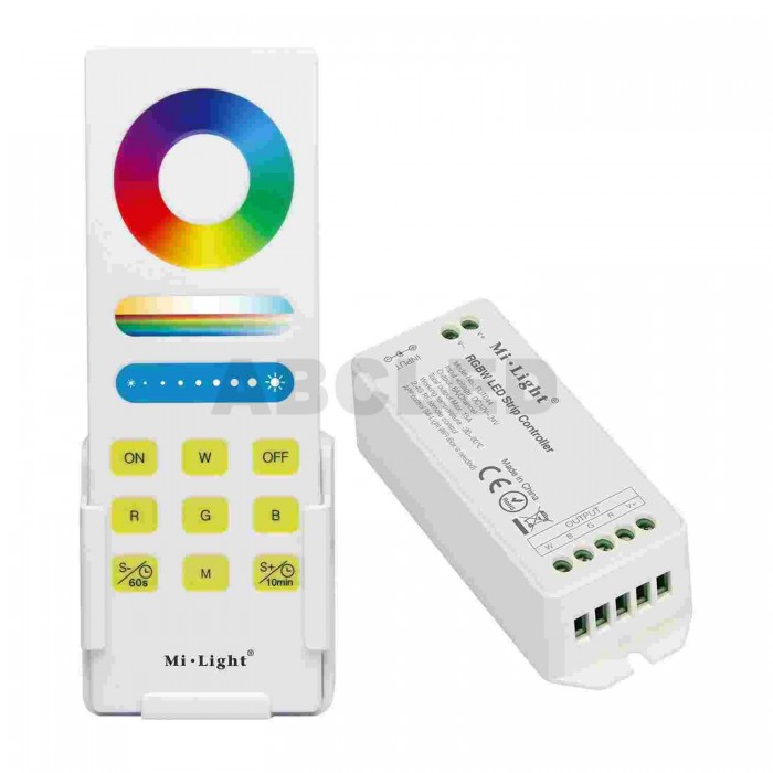 Abcled.ee - Set remote controller RF + RGBW controller 15A