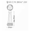 Abcled.ee - LED Pedant Lamp Tivano Z-3 Led 37,7W 2890lm 230V