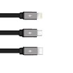 Abcled.ee - USB 2.0 High-Speed wire 3in1 Type-C, Androi, IOS