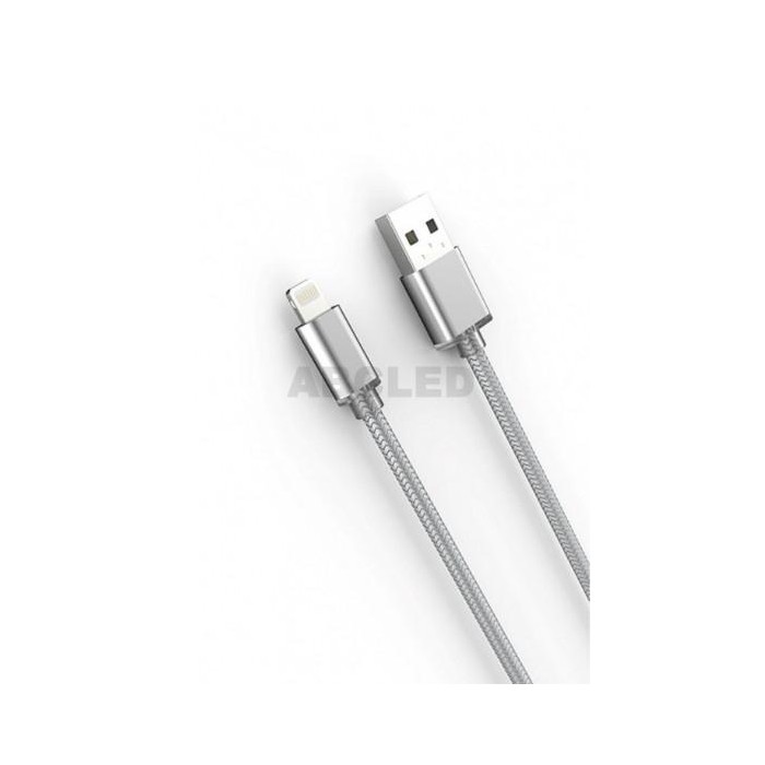 Abcled.ee - USB2.0 laadija juhe IOS metalli kaabliga 1m