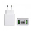 USB2-port charger 2.2A 5V Smart Voltage Indicator