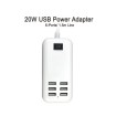 USB power adapter 6-ports 4A with switch