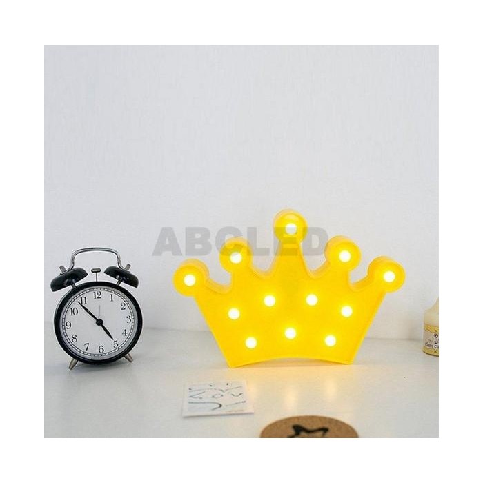 Abcled.ee - Led Kid's night light "Crown" 2xAA