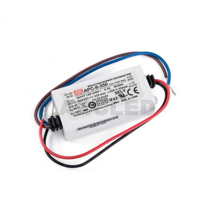 Abcled.ee - LED driver 11-23V 350mA 8W IP42 APC Mean Well