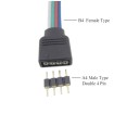 Abcled.ee - 4-pin RGB LED ribale kaabli konnektor Male OR